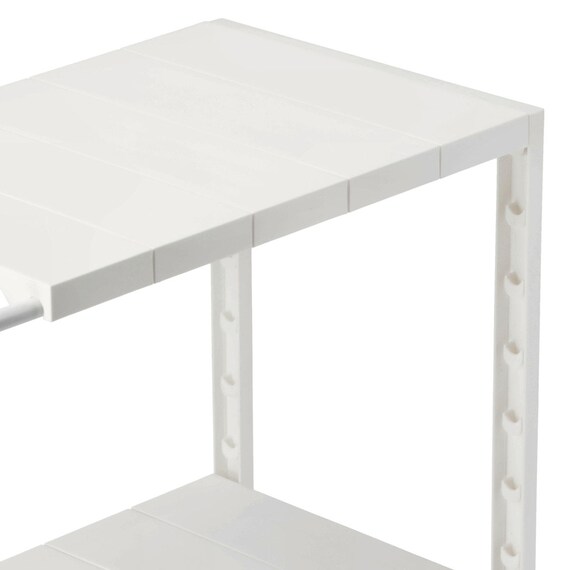 【シンク下収納5点セット】2段伸縮ラック+収納ボックス 奥行き30cm CL 21枚目画像