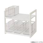 【シンク下収納5点セット】2段伸縮ラック+収納ボックス 奥行き30cm CL 25枚目画像