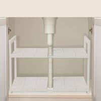 シンク下伸縮ラック(幅46～74cm D30)