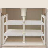 シンク下伸縮ラック(幅46～74cm D40)