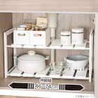 シンク下伸縮ラック(幅46~74cm D40) 5枚目画像