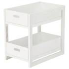 シンク下 スライドラック2段 (奥行40cm ホワイト) 1枚目画像