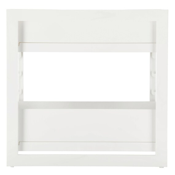 シンク下 スライドラック2段 (奥行40cm ホワイト) 7枚目画像