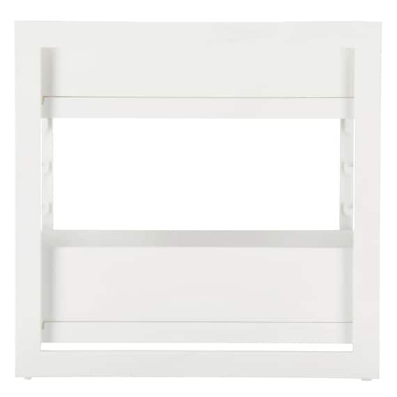 シンク下 スライドラック2段 (奥行40cm ホワイト) 7枚目画像