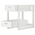 シンク下 スライドラック2段 (奥行40cm ホワイト) 8枚目画像