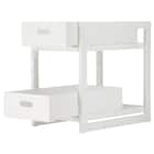 シンク下 スライドラック2段 (奥行40cm ホワイト) 8枚目画像