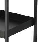 棚がフラットにもなる2wayスチールワゴン(3段 UMー25 ブラック) 12枚目画像