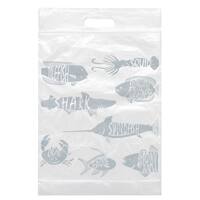 【6枚入り】持ち手付きフリーザーバッグ マチ付き(6P FB006)