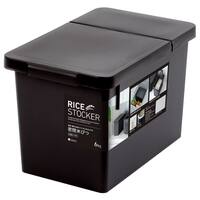 S密閉米びつ(6kg ブラック)