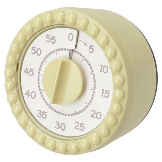 アナログキッチンタイマー(イエロー VT7389) 1枚目画像