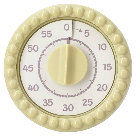 アナログキッチンタイマー(イエロー VT7389) 5枚目画像