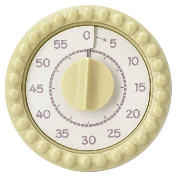 アナログキッチンタイマー(イエロー VT7389) 5枚目画像