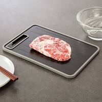 解凍プレート シャープナー おろし付き 1枚4役 まな板 M(KY083)