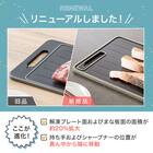 解凍プレート シャープナー おろし付き 1枚4役 まな板 L(KY083) 4枚目画像