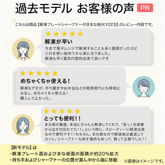 解凍プレート シャープナー おろし付き 1枚4役 まな板 L(KY083) 9枚目画像