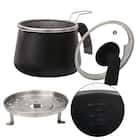 1台10役 マルチポット ストレーナー付き 2.5L ブラック 1枚目画像