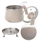 1台10役 マルチポット ストレーナー付き 1.9L ベージュ 1枚目画像