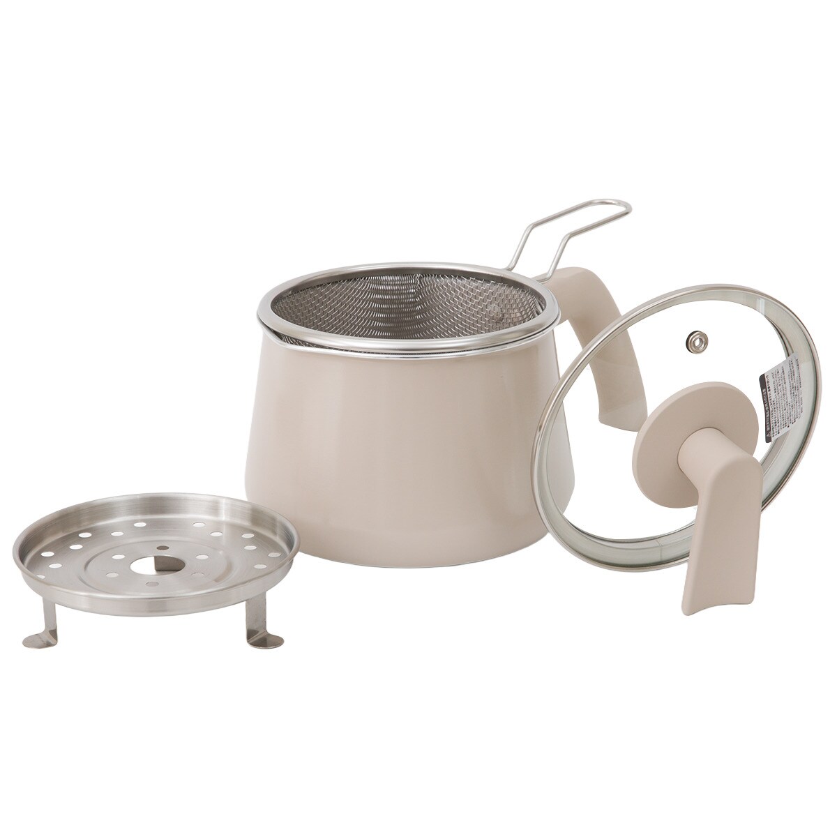 1台10役 マルチポット ストレーナー付き 1.9L ベージュ | ニトリネット