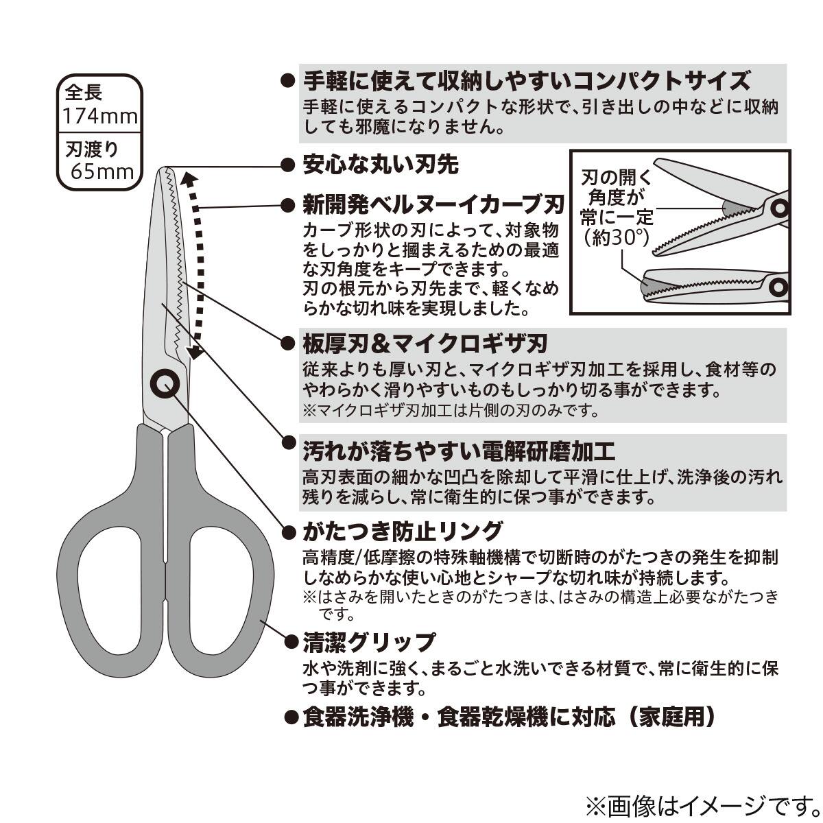 しっかり切れる食洗機対応 キッチンバサミ | ニトリネット【公式