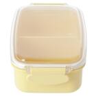 ランチボックス(500ml PL1R イエロー)＋箸箱セット(スリム イエロー) 2点セット 2枚目画像