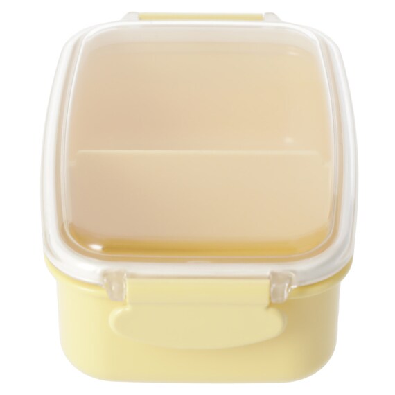 ランチボックス(500ml PL1R イエロー)＋箸箱セット(スリム イエロー) 2点セット 2枚目画像