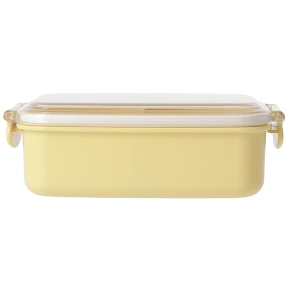 ランチボックス(500ml PL1R イエロー)+箸箱セット(スリム イエロー) 2点セット 3枚目画像