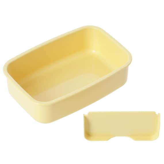 ランチボックス(500ml PL1R イエロー)+箸箱セット(スリム イエロー) 2点セット 6枚目画像