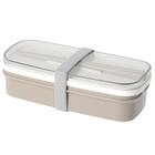 ランチボックス２段(640ml PW28 モカ) 2枚目画像