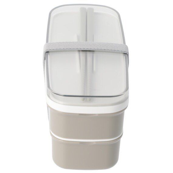 ランチボックス2段(640ml PW28 モカ) 5枚目画像