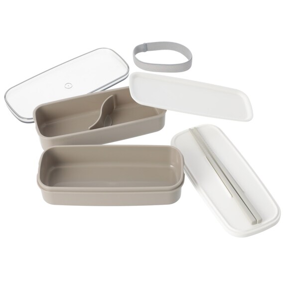 ランチボックス２段(640ml PW28 モカ) 7枚目画像