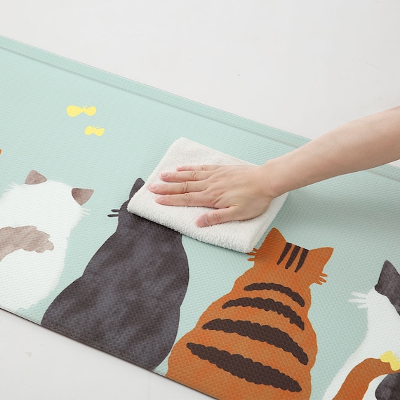 PVCフロアマット(ネコ 50X240 JQ33) 6枚目画像