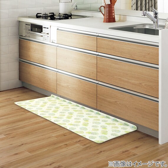拭けるキッチン用クッションフロアマット(GU 50X120 JQ14) 4枚目画像