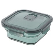 食卓にそのまま出せる耐熱ガラス保存容器 (正方形650ml/長方形950ml GR)