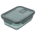 食卓にそのまま出せる耐熱ガラス保存容器 長方形(950ml GR) 1枚目画像