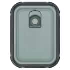 食卓にそのまま出せる耐熱ガラス保存容器 長方形(950ml GR) 4枚目画像