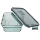 食卓にそのまま出せる耐熱ガラス保存容器 長方形(950ml GR) 8枚目画像