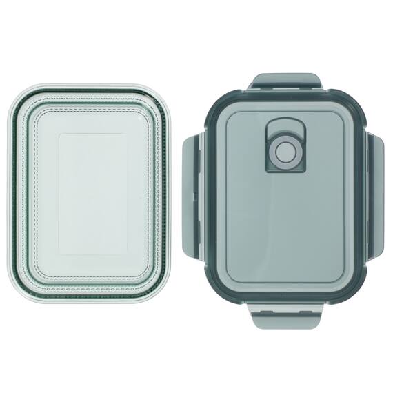 食卓にそのまま出せる耐熱ガラス保存容器 長方形(950ml GR) 9枚目画像