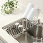 スライド水切りラック ボトルスタンド付き 2枚目画像