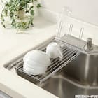 スライド水切りラック ボトルスタンド付き 3枚目画像