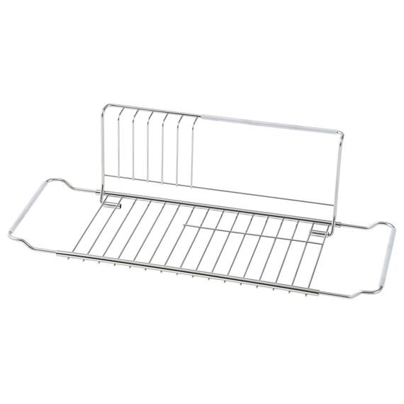 スライド水切りラック ディッシュ・ボトルスタンド付き 1枚目画像