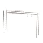 【SUS水切り】伸縮シンク上ラック5点セット(Sフック付き ) 6枚目画像