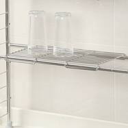 【SUS パーツ】フラット棚 伸縮シンク上ラック(Sフック付き)用