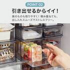 【セット】卵トレー付き冷蔵庫引出しセット　幅13cm　2段 6枚目画像