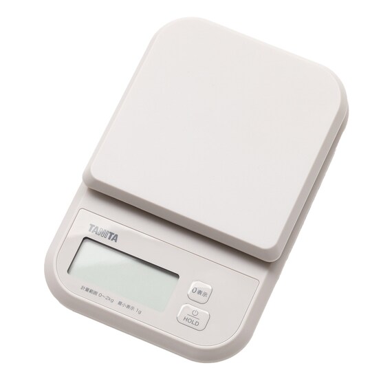 クッキングスケール ホールド機能付(KJNT02D モカ) 1枚目画像
