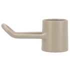 スチールワゴントロリ用フック 1P(モカ) 2枚目画像