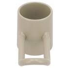 スチールワゴントロリ用フック 1P(モカ) 3枚目画像