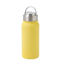 ステンレスハンドル付きボトル(530mL イエロー WB006)