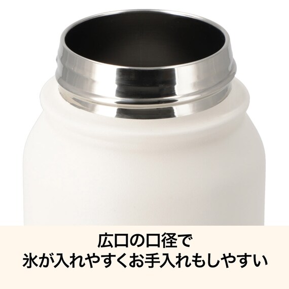 ステンレスハンドル付きボトル(700mL ベージュ WB006) 3枚目画像