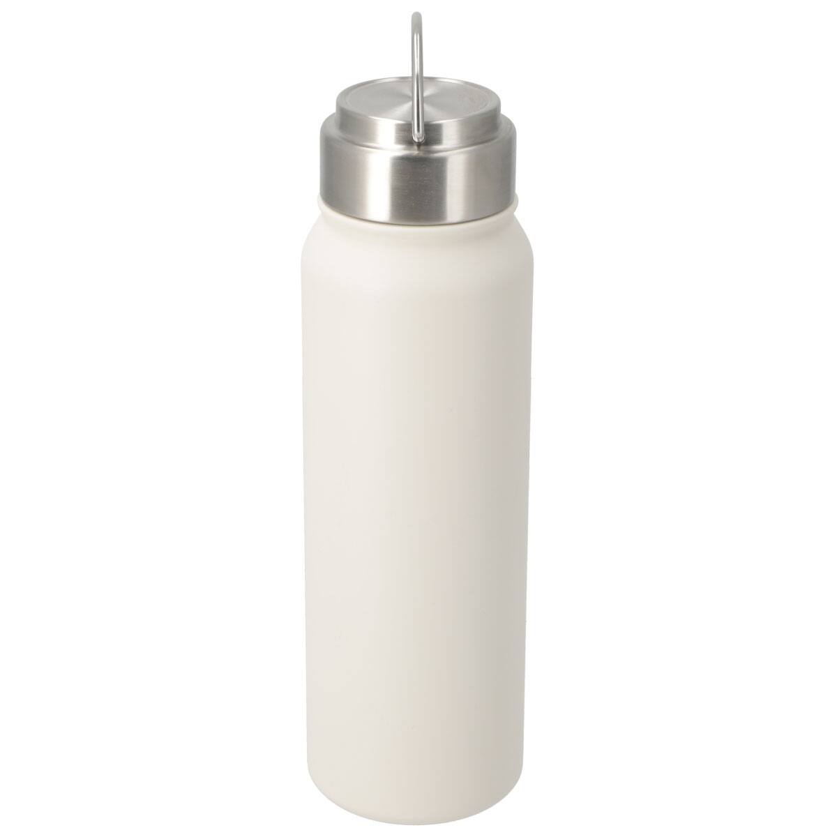 ステンレスハンドル付きボトル(700mL ベージュ WB006) | ニトリネット