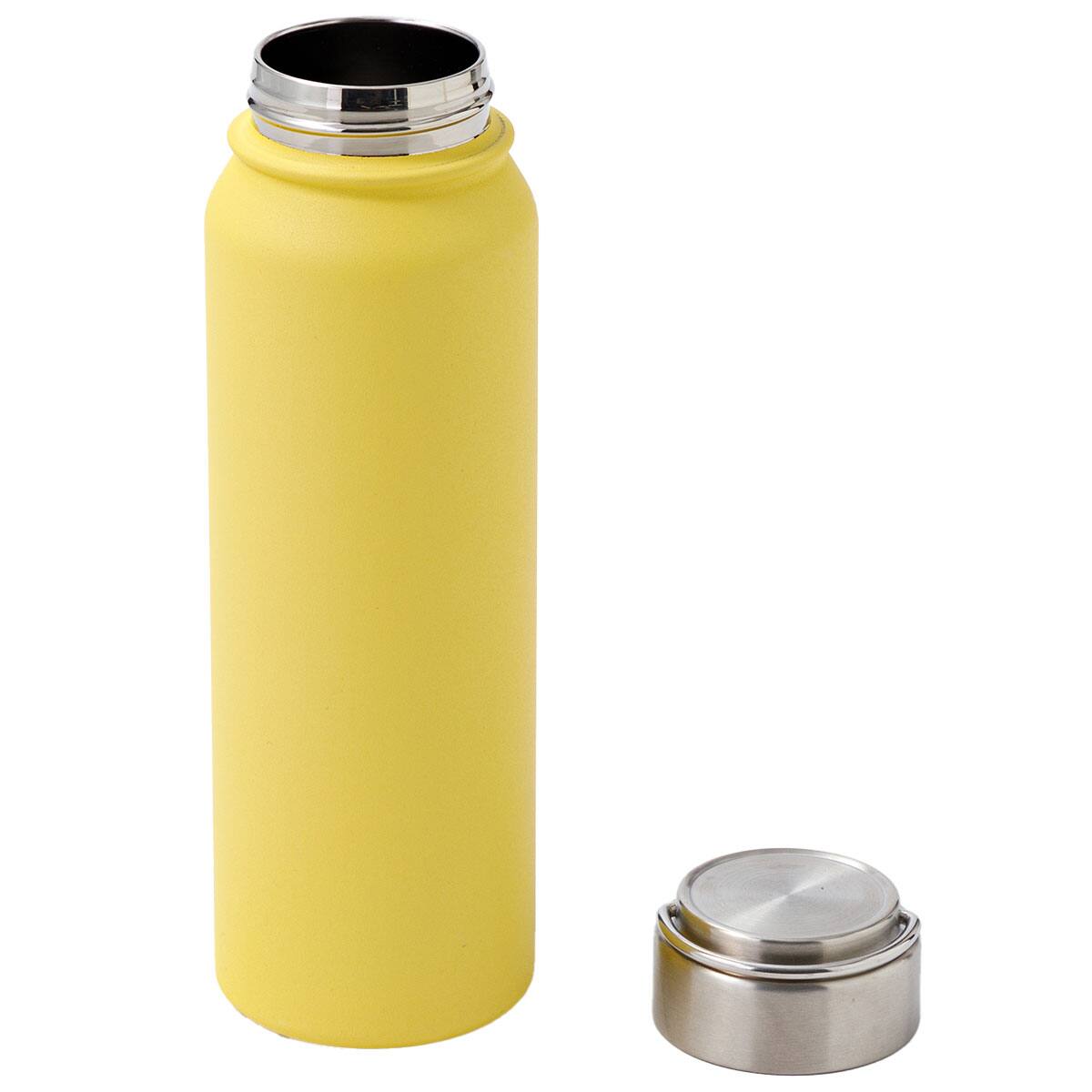 ステンレスハンドル付きボトル(700mL イエロー WB006) | ニトリネット
